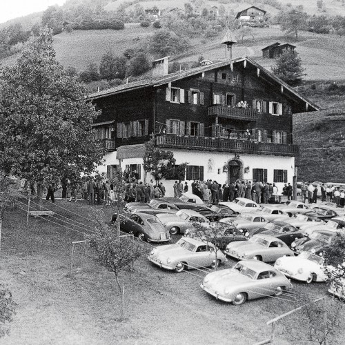 Porsches in zell am see