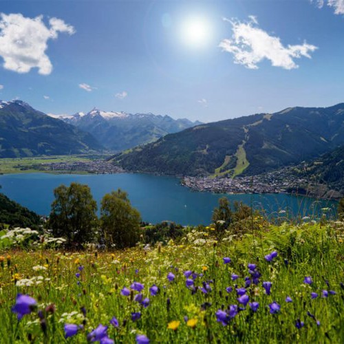 Mooi uitzicht op de Zeller See