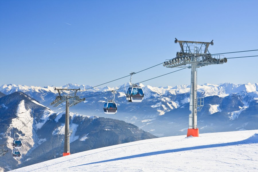 Skilift op de Schmittenhöhe